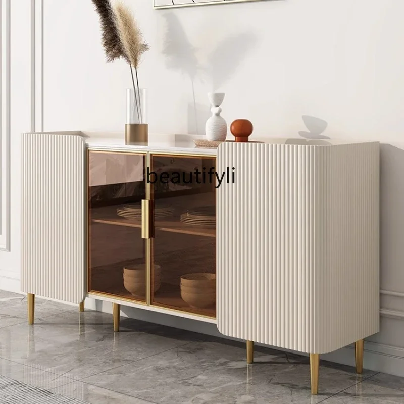 D80 Light luxury rock slab locker, living room dining side locker against the wall, modern simple restaurant wine cabinet
D80 Light luxury rock slab locker, living room dining side locker against the wall, modern simple restaurant wine cabinet