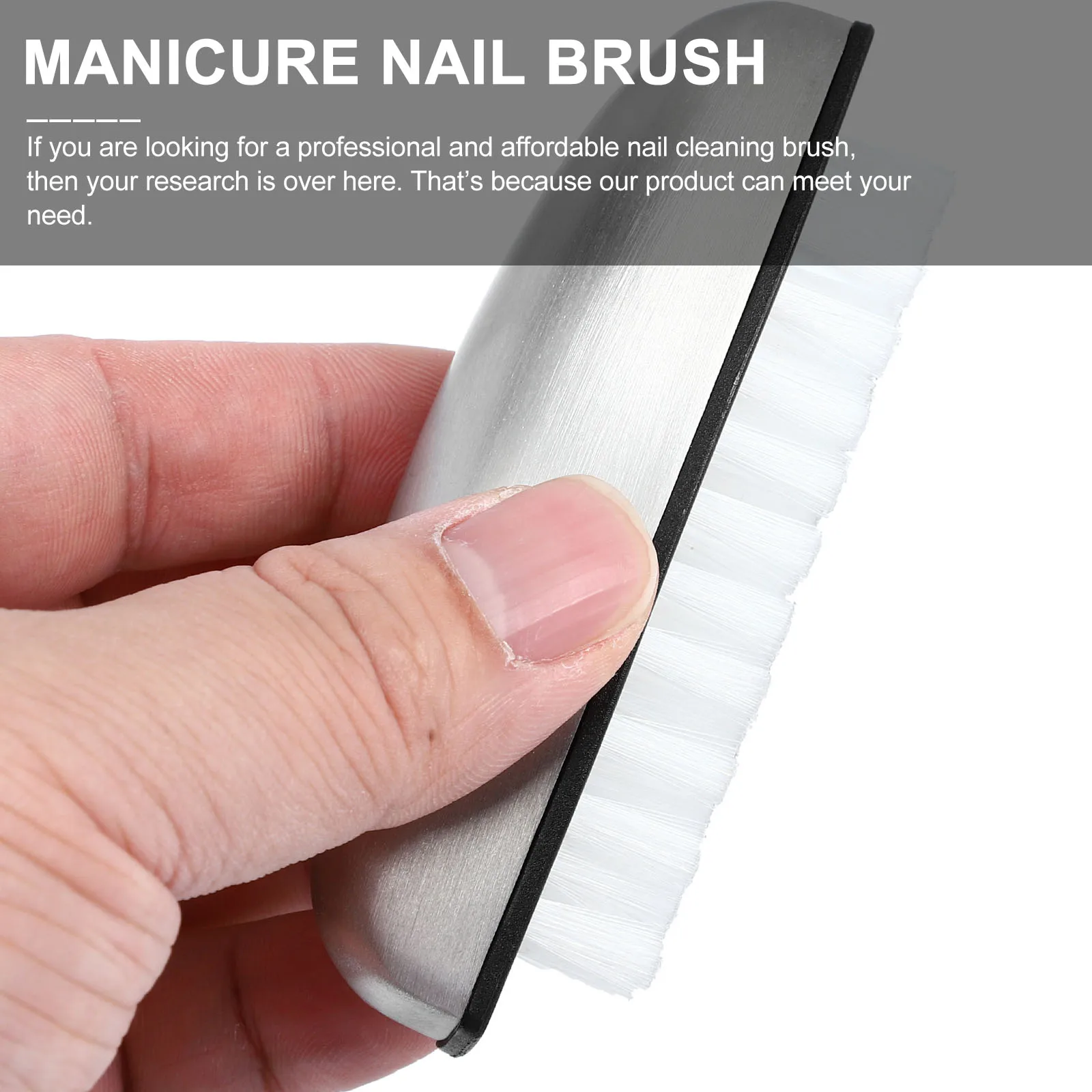 Nail Cleaning Brush Handheld Scrubber Kitchen Bathroom Nylon Bristles Remove Dirt Smell Manicure Tool Easy Storage Small Size
Nail Cleaning Brush Handheld Scrubber Kitchen Bathroom Nylon Bristles Remove Dirt Smell Manicure Tool Easy Storage Small Size