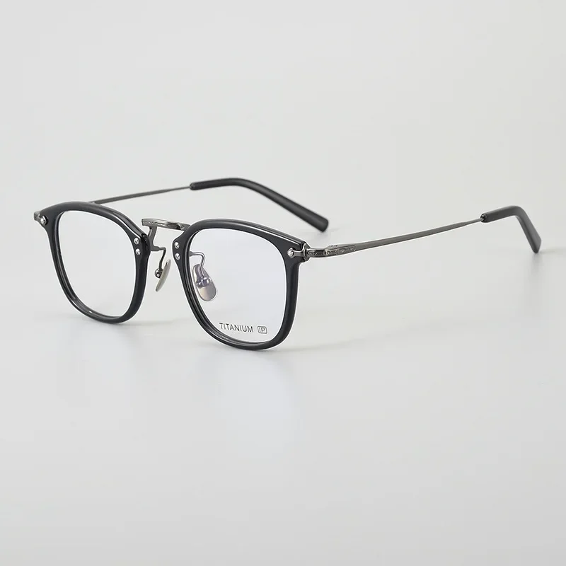 Japanese Pure Titanium Eyewear Prescription Eyeglasses Frame Women GMS806 Square Myopia Optical Reading Glasses Frame Men
Japanese Pure Titanium Eyewear Prescription Eyeglasses Frame Women GMS806 Square Myopia Optical Reading Glasses Frame Men