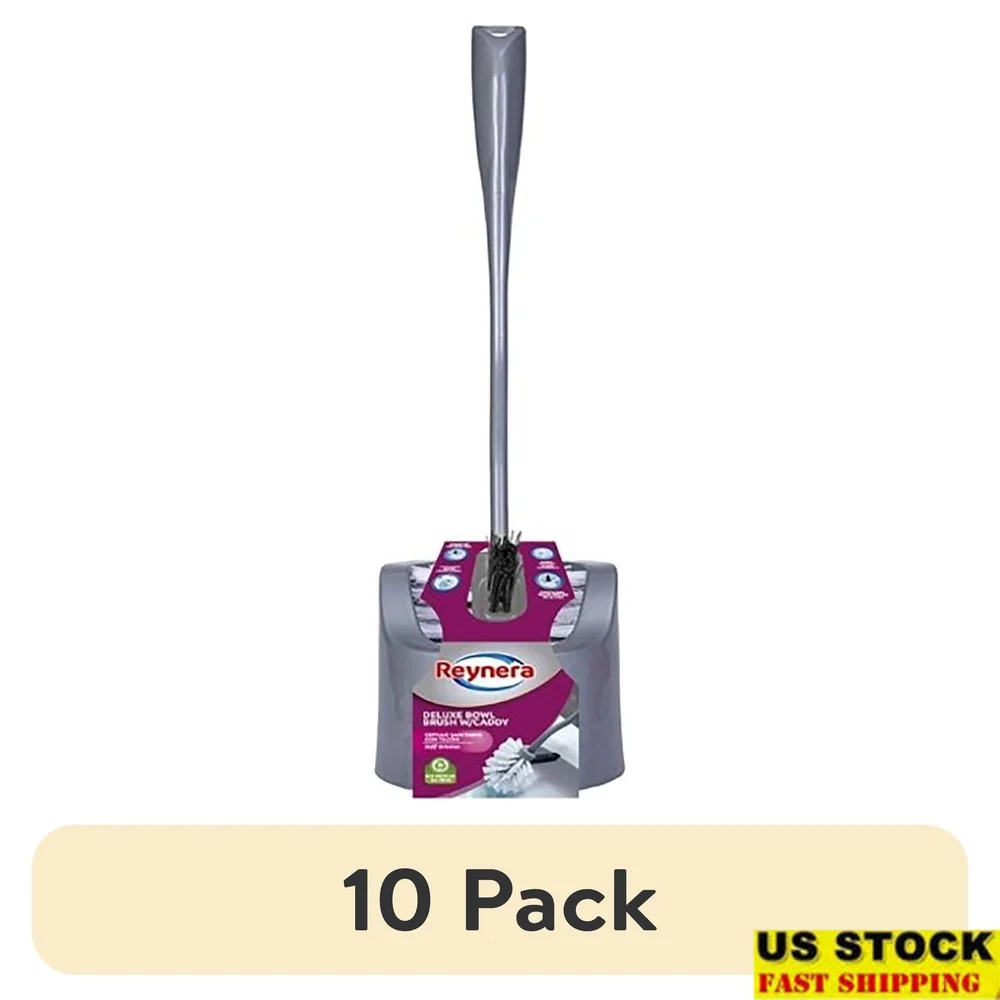 Набор из 10 щеток для унитаза с эргономичной ручкой Caddy, антимикробные волокна, изогнутый дизайн, пятновыводитель, инструменты для чистки ванной комнаты
Набор из 10 щеток для унитаза с эргономичной ручкой Caddy, антимикробные волокна, изогнутый дизайн, пятновыводитель, инструменты для чистки ванной комнаты