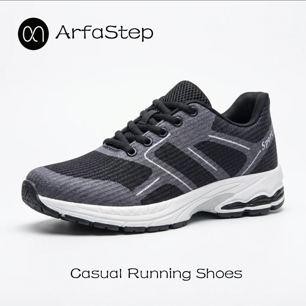 ArfaStep Men's Breathable Mesh Running Shoes Lightweight Cushioning Anti-slip Sports Sneakers Casual Outdoor Walking Trainers
ArfaStep Men's Breathable Mesh Running Shoes Lightweight Cushioning Anti-slip Sports Sneakers Casual Outdoor Walking Trainers