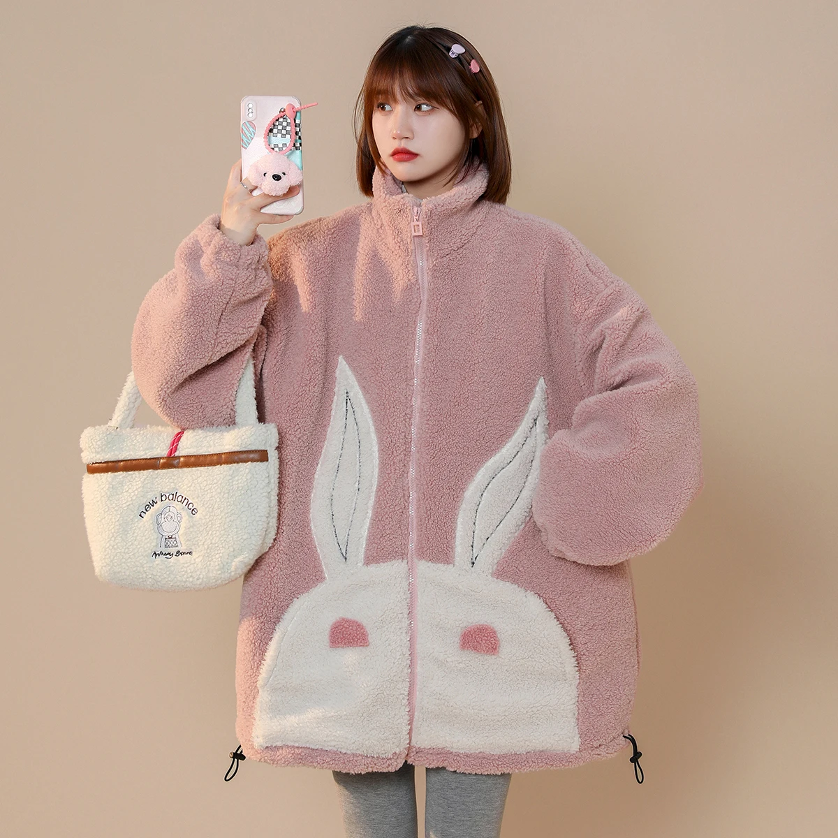 Lamb Fur Lined Thi Warm Cotton Jaet for Couples Winter Faionable Casual Cleanfit Sle Zipper Closure Youth ular Coat
Lamb Fur Lined Thi Warm Cotton Jaet for Couples Winter Faionable Casual Cleanfit Sle Zipper Closure Youth ular Coat