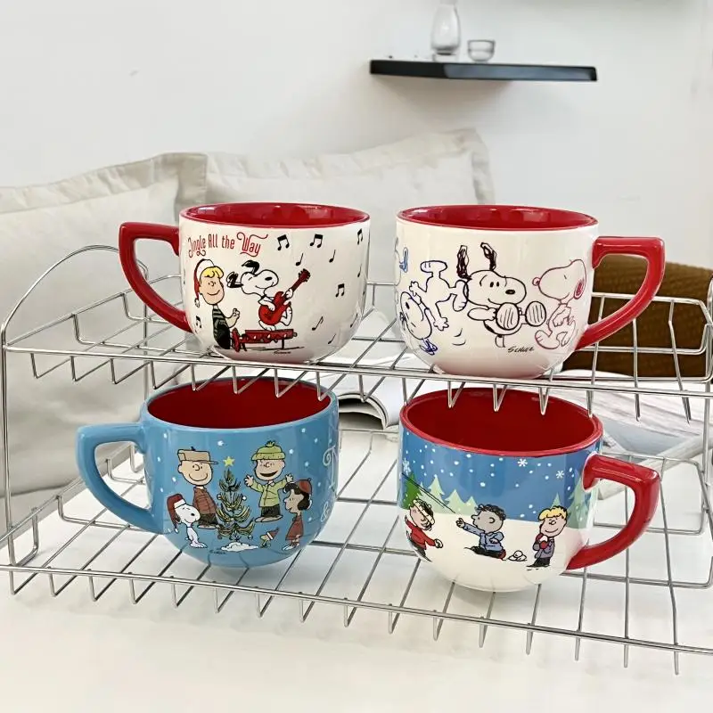 Арахис аниме Kawaii Snoopy Рождественская мультяшная кружка керамическая чашка большая емкость чашка для молока пара милый рождественский подарок для подруги
Арахис аниме Kawaii Snoopy Рождественская мультяшная кружка керамическая чашка большая емкость чашка для молока пара милый рождественский подарок для подруги