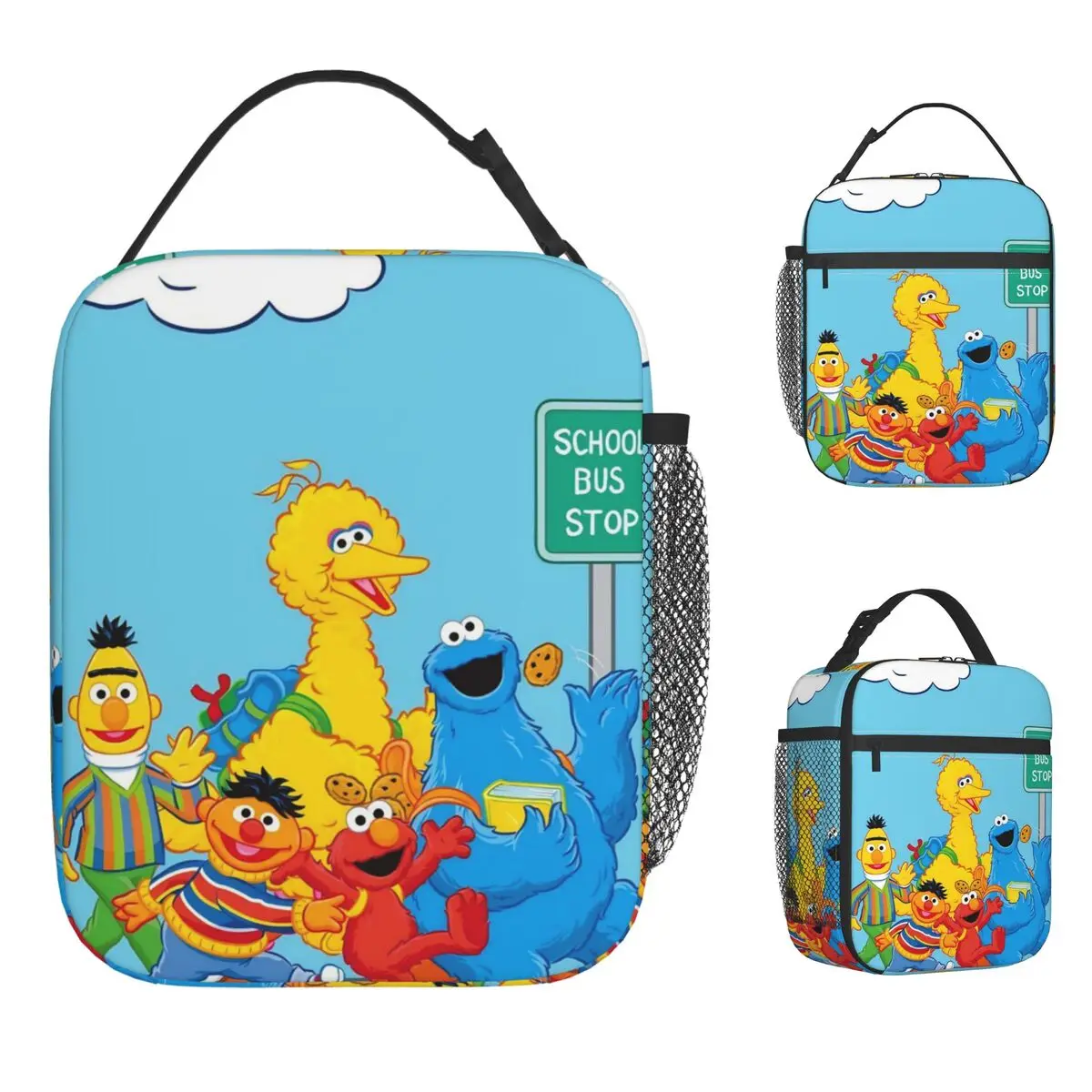 Cookie Monsters Lunch Bag Portable Insulated Lunch Box Women School Print Cooler Bag Casual Oxford Tote Food Bags
Cookie Monsters Lunch Bag Portable Insulated Lunch Box Women School Print Cooler Bag Casual Oxford Tote Food Bags