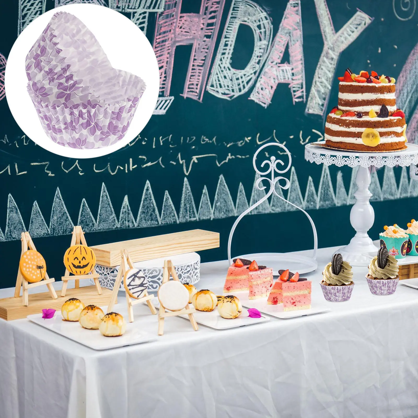 200Pcs Eco-Friendly Disposable Cupcake Liners Baking Cups for Home Bakery Wedding Celebrations Degradable Muffin Paper Cups
200Pcs Eco-Friendly Disposable Cupcake Liners Baking Cups for Home Bakery Wedding Celebrations Degradable Muffin Paper Cups