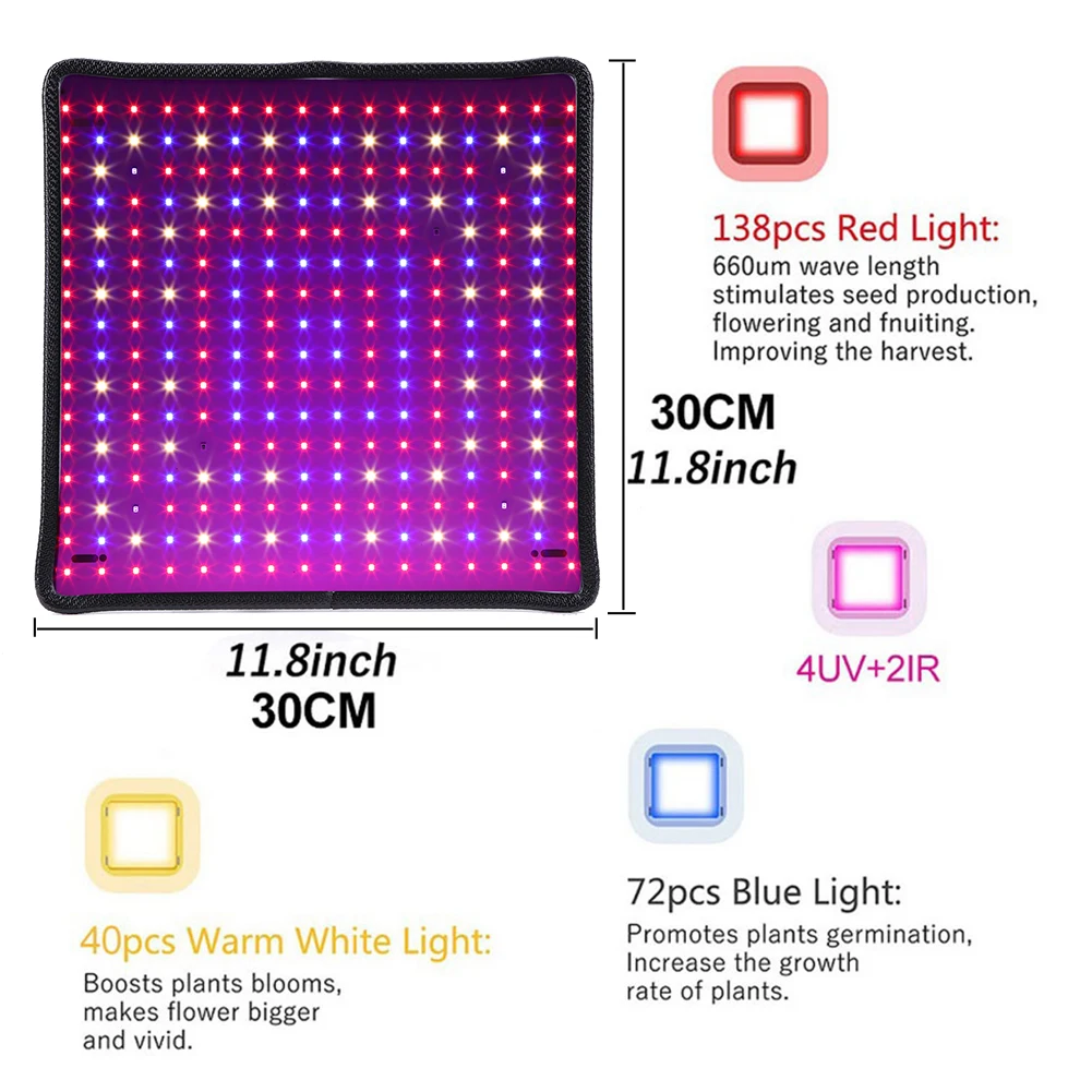 45W Full Spectrum Grow Light with Hooks Indoor Grow Lights Red + Blue + White LED Grow Light for Indoor Plants Vegetables Flower
45W Full Spectrum Grow Light with Hooks Indoor Grow Lights Red + Blue + White LED Grow Light for Indoor Plants Vegetables Flower