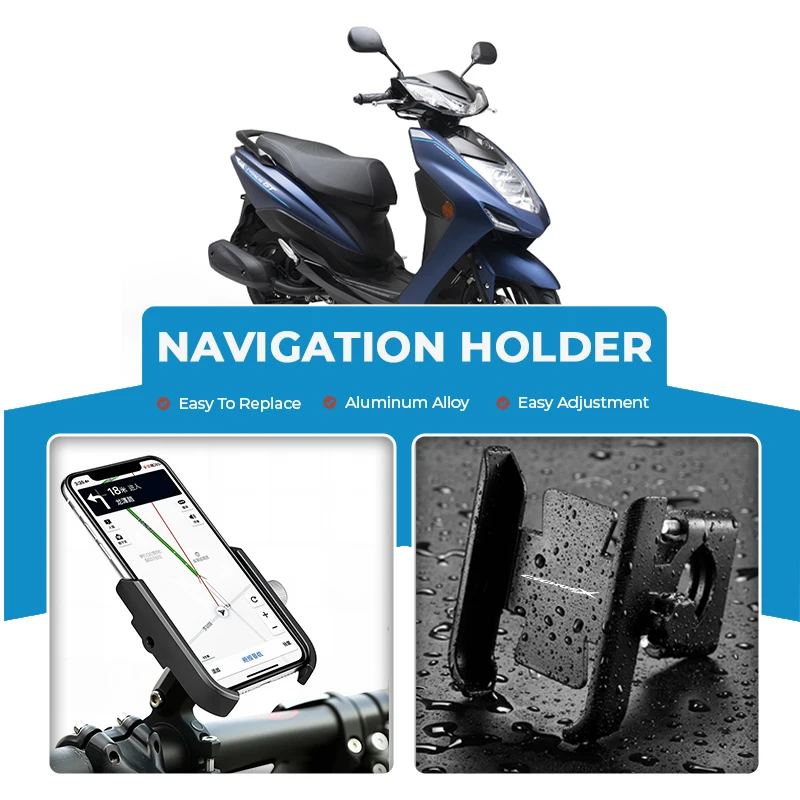 Alloy Motorcycle Cell Phone Support Bracket Mirror Mount Navigation Stand For YAMAHA CYGNUSX 125 CYGNUS X 125 SMAX 155 BWS R125
Alloy Motorcycle Cell Phone Support Bracket Mirror Mount Navigation Stand For YAMAHA CYGNUSX 125 CYGNUS X 125 SMAX 155 BWS R125