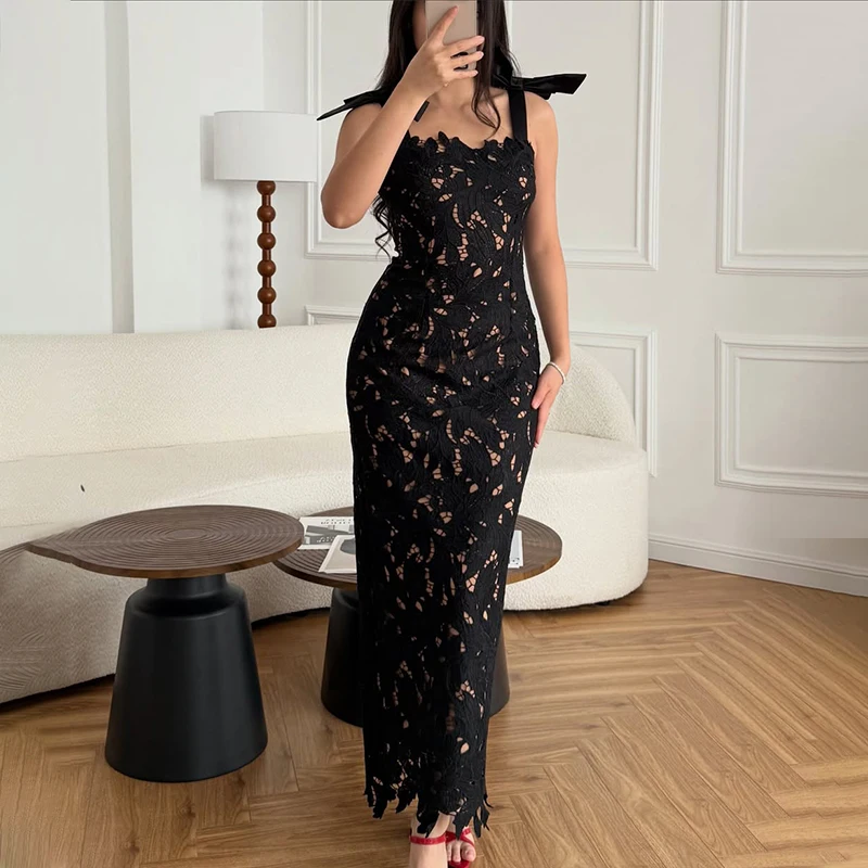 Trendix Flower Camisole Dress For Women High Waist Hollow Out Sleeveless Slim Maxi Dresses Party Sexy Elegant Evening Long Dress
Trendix Flower Camisole Dress For Women High Waist Hollow Out Sleeveless Slim Maxi Dresses Party Sexy Elegant Evening Long Dress