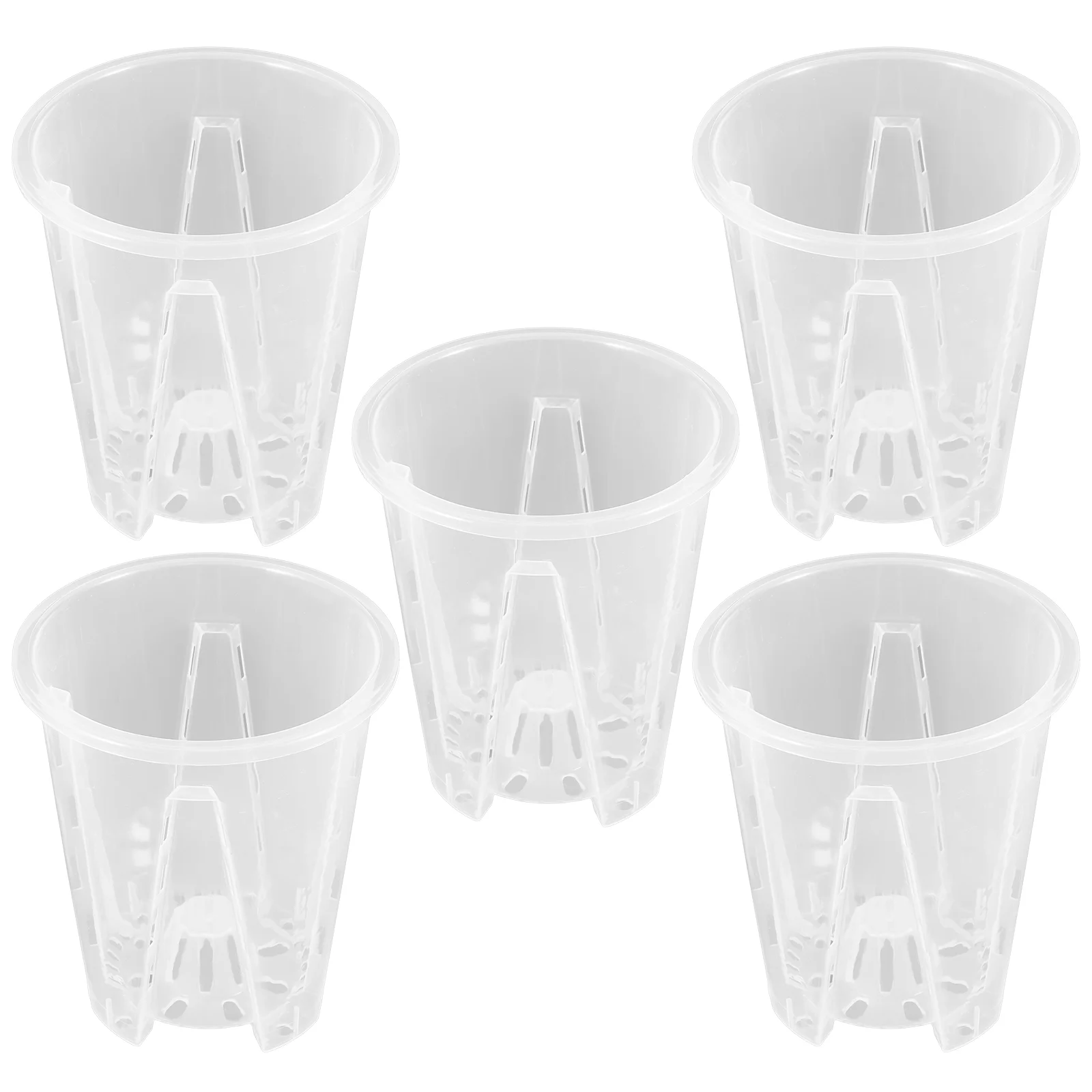 5 Pcs Transparent Butterfly chid Special Flower Plastic Nursery Pots Indoor Lightweight Reusable Plant Supplies
5 Pcs Transparent Butterfly chid Special Flower Plastic Nursery Pots Indoor Lightweight Reusable Plant Supplies