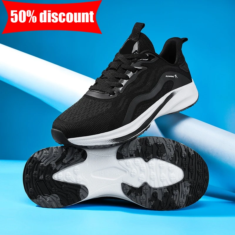 Couple Sports Shoes Comfortable Breathable Mesh Daily Indoor Fitness Jogging Shoes Elastic Anti Slip Sports Tennis Shoes for Men
Couple Sports Shoes Comfortable Breathable Mesh Daily Indoor Fitness Jogging Shoes Elastic Anti Slip Sports Tennis Shoes for Men