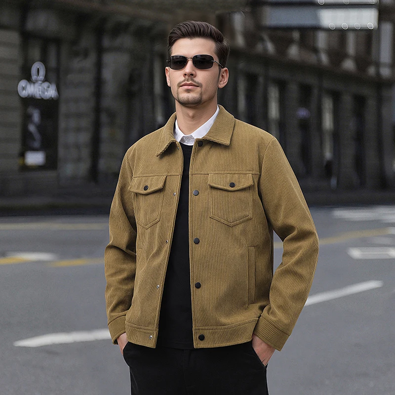Men's Coats Casual Fashion Winter Outwear Bomber Jacket Long Sleeve Button Up Lightweight Jacket Spring Fall Streetwear Outwear
Men's Coats Casual Fashion Winter Outwear Bomber Jacket Long Sleeve Button Up Lightweight Jacket Spring Fall Streetwear Outwear