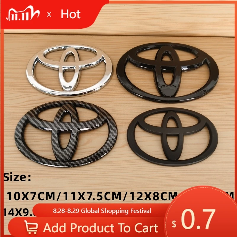 Fot Toyota 2026, новая 3D наклейка с эмблемой автомобиля для Toyota, передняя решетка, капот, задний багажник, логотип Corolla Camry RAV4 Hilux Yaris Prius Prado
Fot Toyota 2026, новая 3D наклейка с эмблемой автомобиля для Toyota, передняя решетка, капот, задний багажник, логотип Corolla Camry RAV4 Hilux Yaris Prius Prado