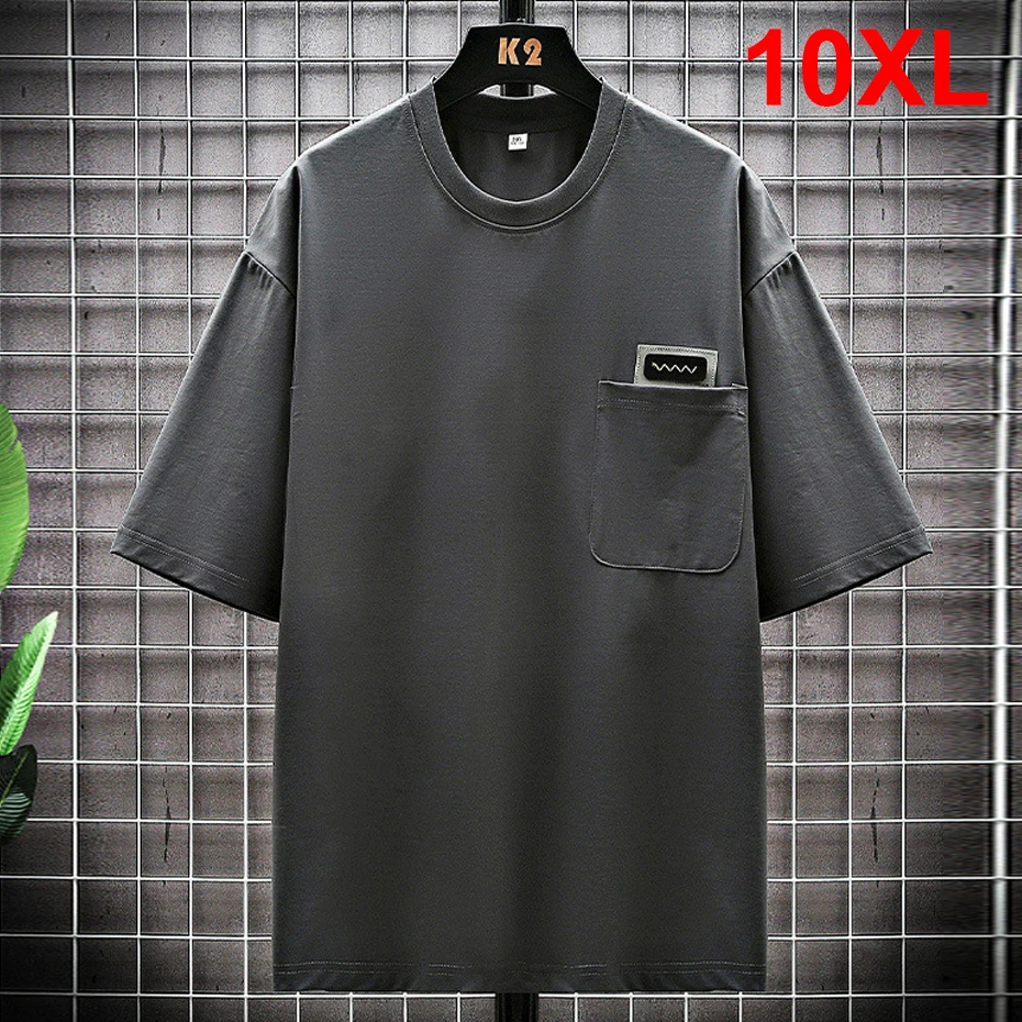 10XL Plus Size T-shirts Men Summer Short Sleeve Shirts Fashion Sleeve O-neck Tshirt Summer Tops Tees Male Bigs Size 10XL
10XL Plus Size T-shirts Men Summer Short Sleeve Shirts Fashion Sleeve O-neck Tshirt Summer Tops Tees Male Bigs Size 10XL