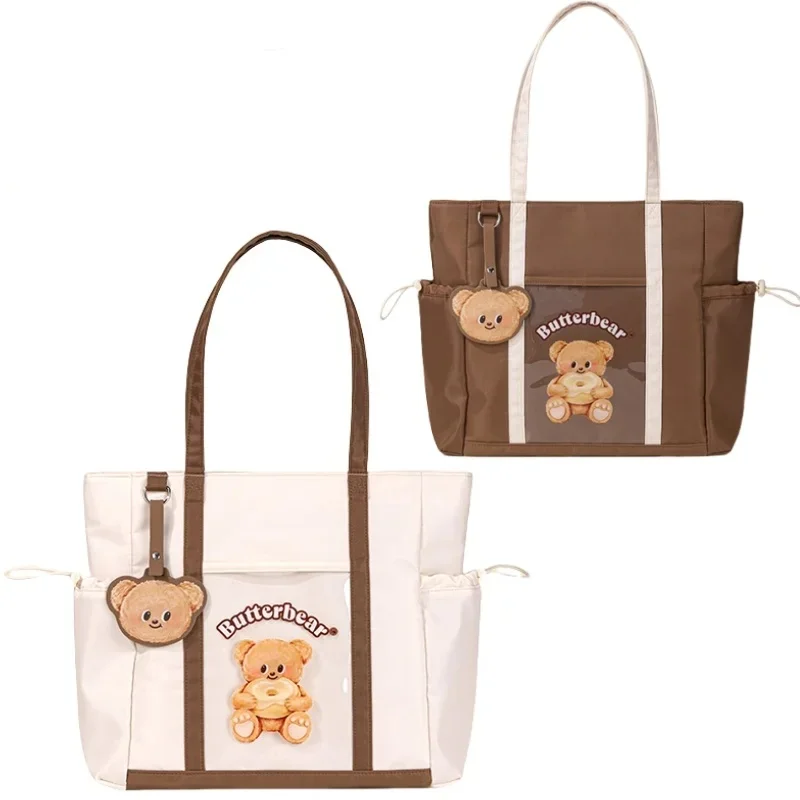 New Butter Bear Shoulder Bag Cartoon Butter Bear Large Capacity Portable Storage Bag Girl's Holiday Gift Commuting
New Butter Bear Shoulder Bag Cartoon Butter Bear Large Capacity Portable Storage Bag Girl's Holiday Gift Commuting
