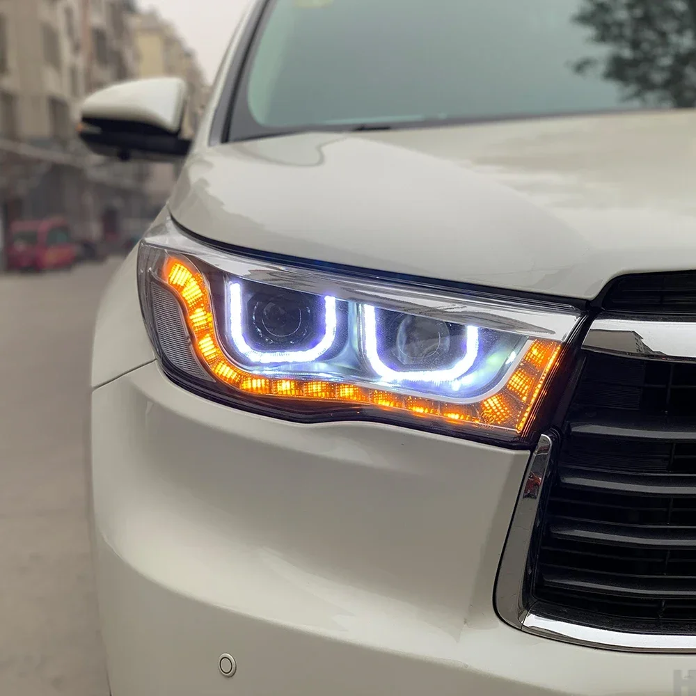 Автомобильные фары для Highlander Kluger U5 2015 2016 2017, бифокальные линзы, Стайлинг, светодиодные фары в сборе, обновление Drl, указатель поворота
Автомобильные фары для Highlander Kluger U5 2015 2016 2017, бифокальные линзы, Стайлинг, светодиодные фары в сборе, обновление Drl, указатель поворота