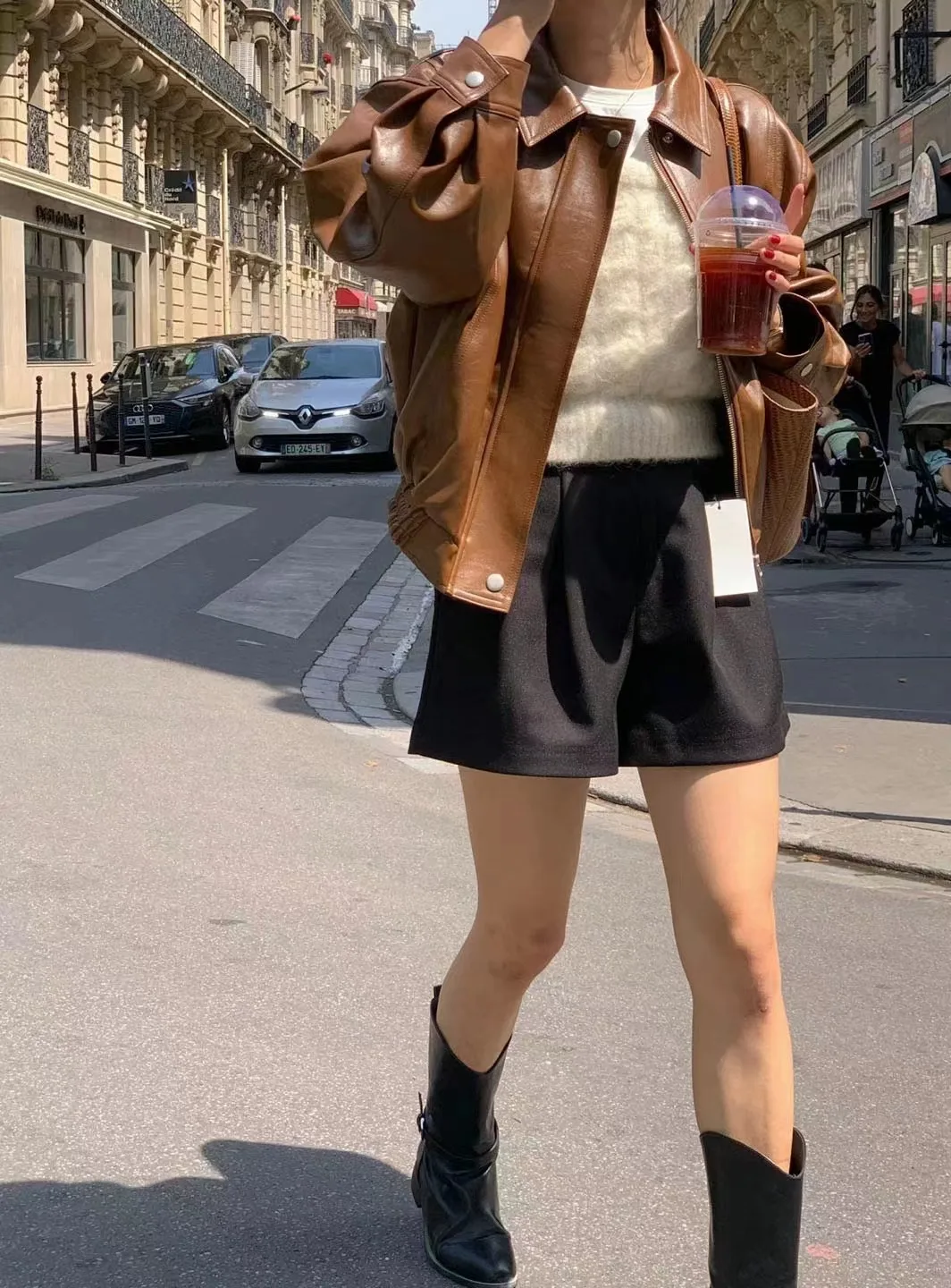 New Fashion Casual Long Sleeve Turn-down Collar Zipper Solid Color Slim Fit Jacket For Women,3 Colors
New Fashion Casual Long Sleeve Turn-down Collar Zipper Solid Color Slim Fit Jacket For Women,3 Colors
