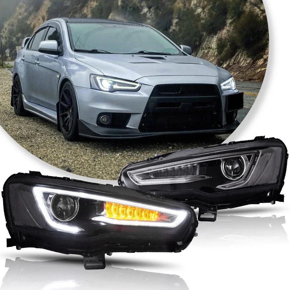 Пара автомобильных фар в сборе для Mitsubishi Lancer 2008-2017, автомобильная передняя фара Plug & Play, автоматическая светодиодная система фар
Пара автомобильных фар в сборе для Mitsubishi Lancer 2008-2017, автомобильная передняя фара Plug & Play, автоматическая светодиодная система фар