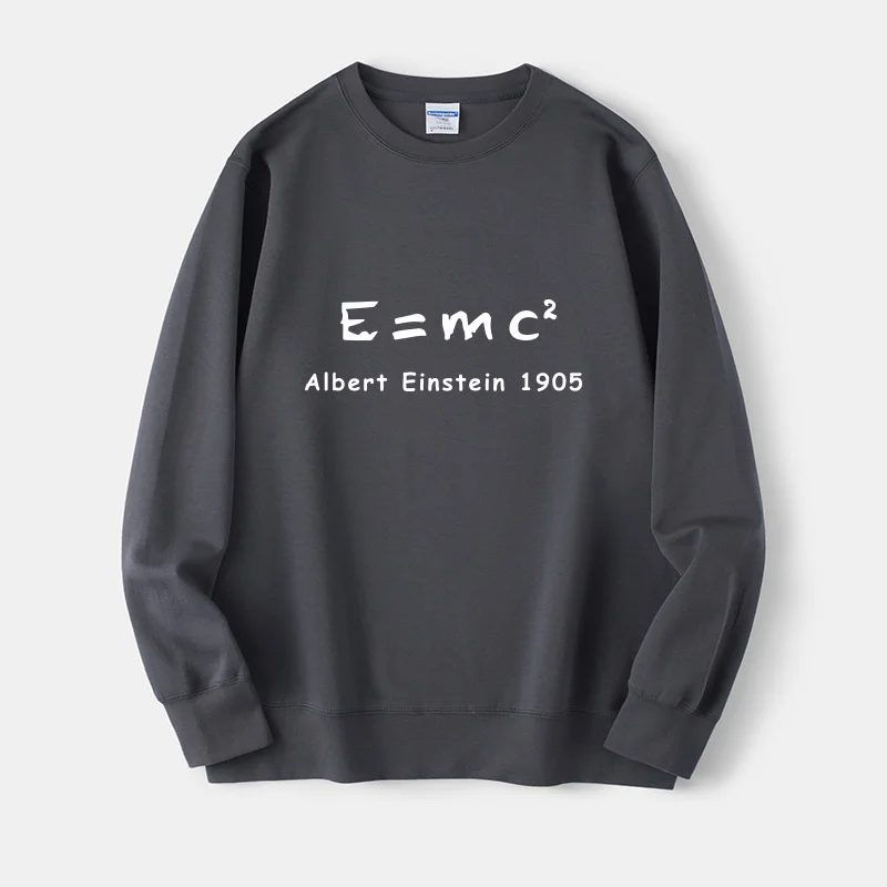 Einstein's Mass Energy Equation round Ne Sweatirt Street Punk Sle Loose Fit ex Sportswear Couple's Casual Wear
Einstein's Mass Energy Equation round Ne Sweatirt Street Punk Sle Loose Fit ex Sportswear Couple's Casual Wear