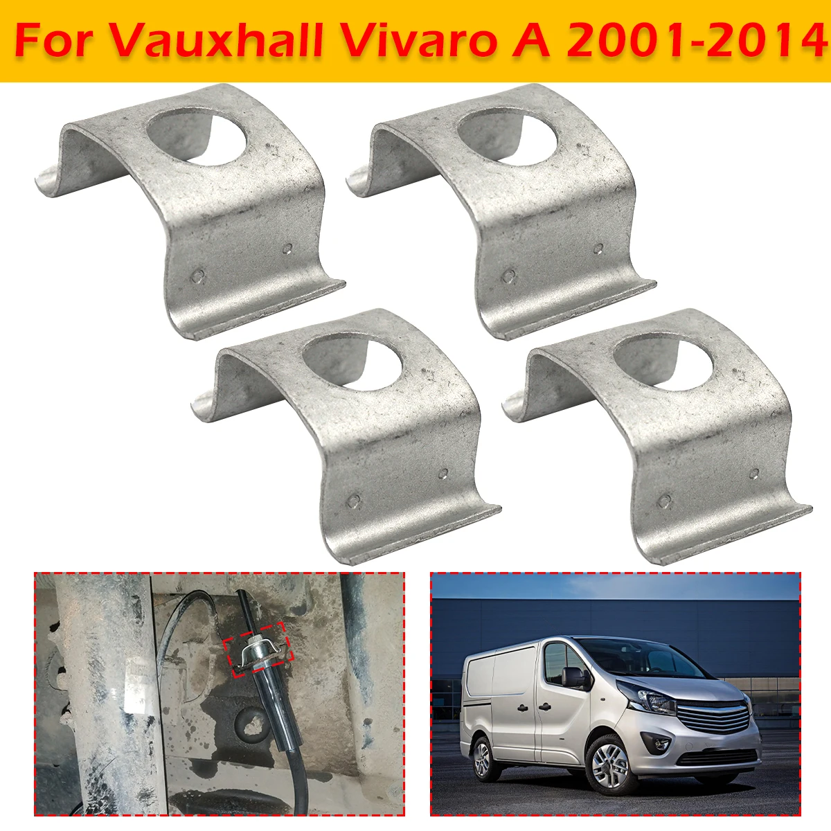 Car Brake Hose Line Fixing Securing Clips Bracket Rivets Spring Oil Pipe Clips U-Shaped Steel For Vauxhall Vivaro A 2001-2014
Car Brake Hose Line Fixing Securing Clips Bracket Rivets Spring Oil Pipe Clips U-Shaped Steel For Vauxhall Vivaro A 2001-2014