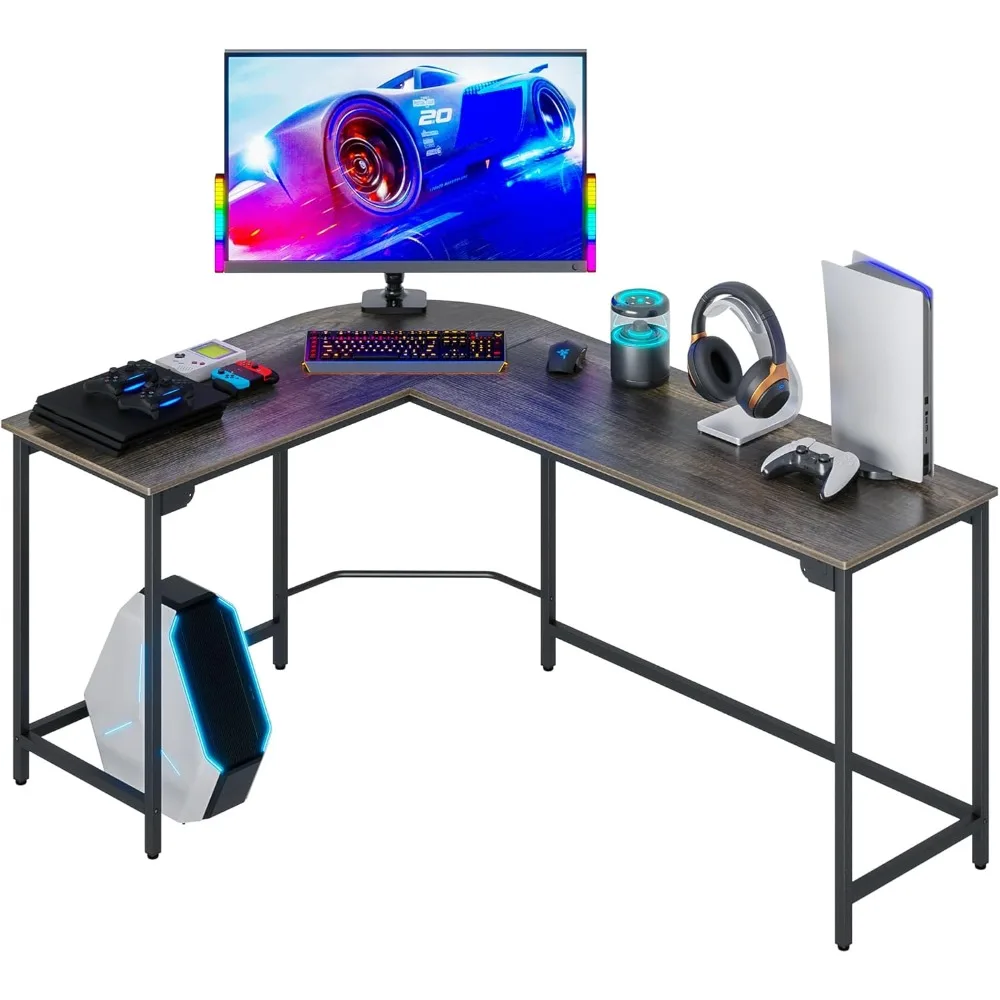 Modern L Shaped Gaming Desk 58'' Corner Computer Desk for Home Office Gaming Table Study Writing Workstation for Small Space, E
Modern L Shaped Gaming Desk 58'' Corner Computer Desk for Home Office Gaming Table Study Writing Workstation for Small Space, E