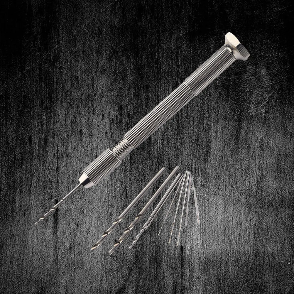 Pin Vice Hand Drill 20 Pieces Drill Bits Set Adjustable Hardened Steel Chuck Precision Rotary Tool for Hobby DIY
Pin Vice Hand Drill 20 Pieces Drill Bits Set Adjustable Hardened Steel Chuck Precision Rotary Tool for Hobby DIY