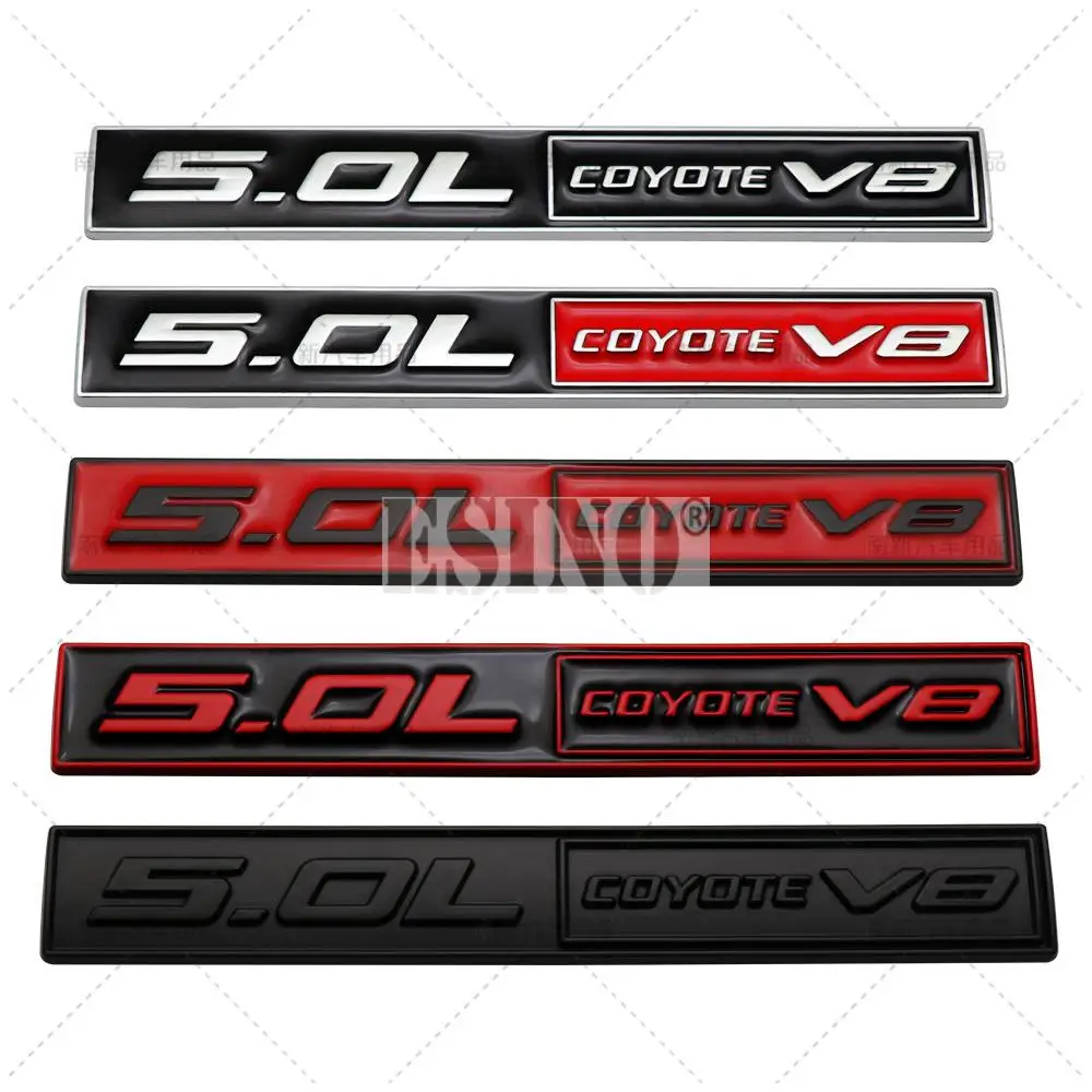 Car Styling Coyote 5.0L Coyote V8 3D Metal Zinc Alloy Car Badge Body Rear Trunk Adhesive Emblem for Ford Mustang Shelby
Car Styling Coyote 5.0L Coyote V8 3D Metal Zinc Alloy Car Badge Body Rear Trunk Adhesive Emblem for Ford Mustang Shelby