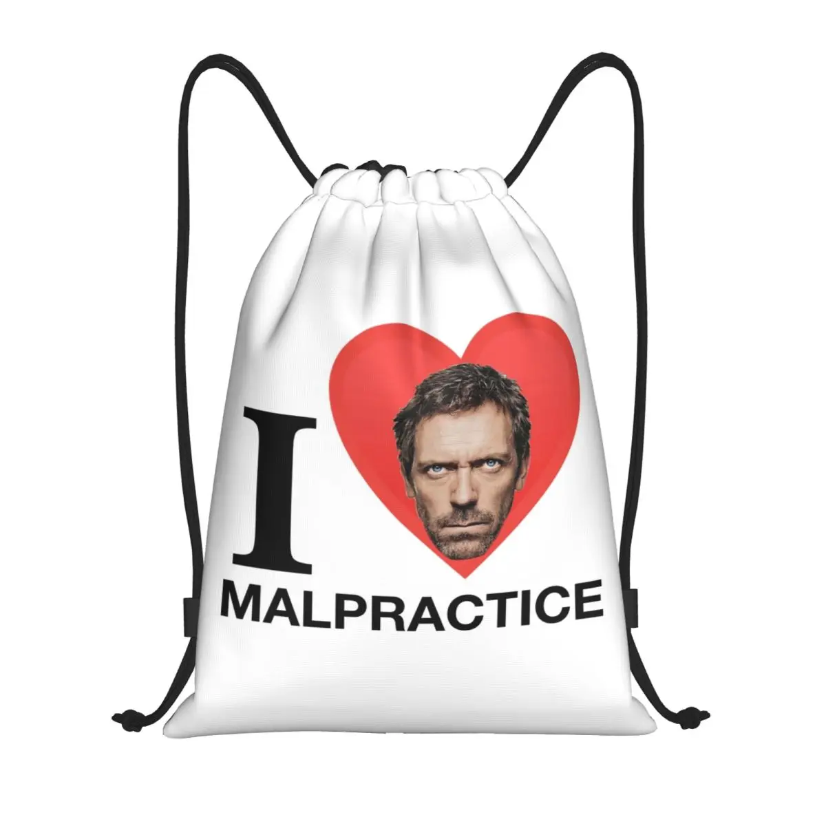 House MD Malpractice Enthusiast Merch Backpacks Casual Drawstring Bags Sports Bag Book Bags for Travel Students
House MD Malpractice Enthusiast Merch Backpacks Casual Drawstring Bags Sports Bag Book Bags for Travel Students