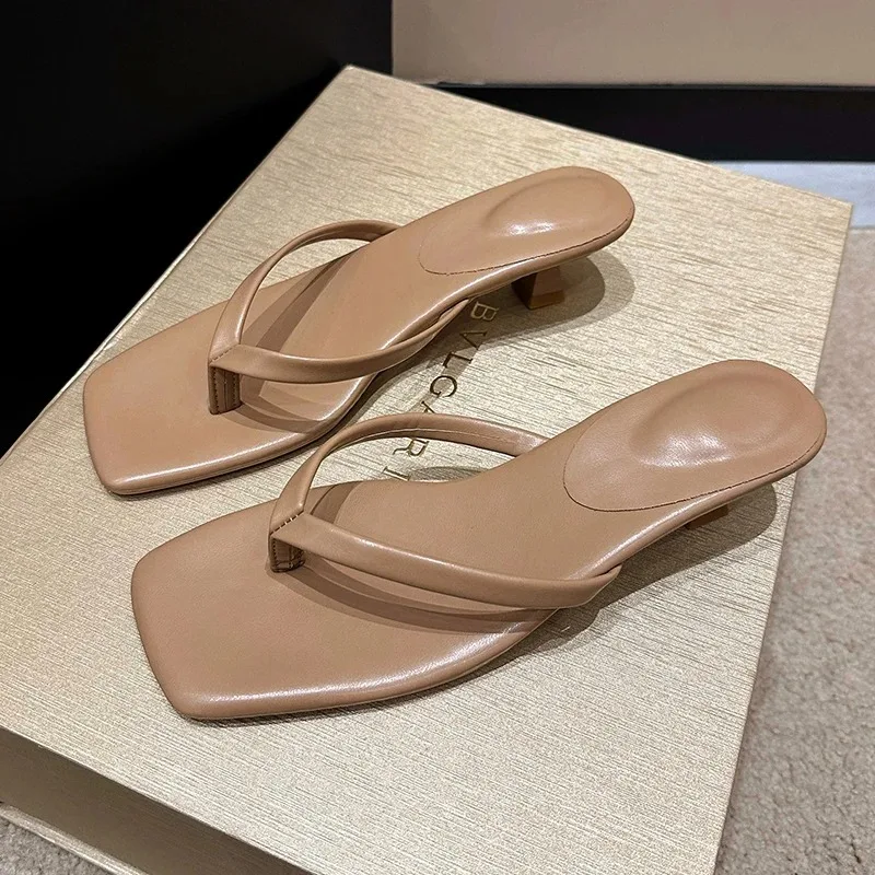 Summer Women Clip Toe Slippers Comfort Low Heel Slides Shoes Ladies Casual Dress Street Style Sandalis Fashion Women High Heels
Summer Women Clip Toe Slippers Comfort Low Heel Slides Shoes Ladies Casual Dress Street Style Sandalis Fashion Women High Heels