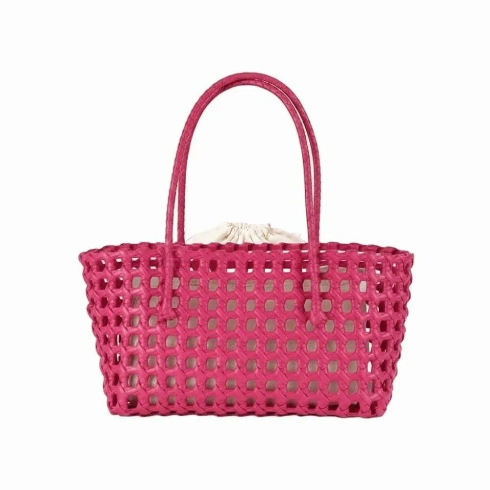 Lightweight Woven Basket Bag Breathable Vibrant Colors Hollow Out Tote Durable Weave Inner Pouch Handmade Handbag
Lightweight Woven Basket Bag Breathable Vibrant Colors Hollow Out Tote Durable Weave Inner Pouch Handmade Handbag