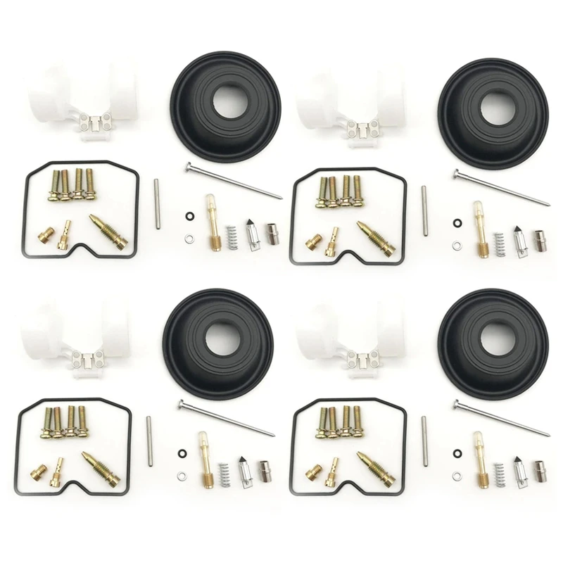 4X Carburetor Repair Kit Configure Vacuum Diaphragm And Float For Kawasaki ZRX400/ZRX-II ZR400C/E/F Keihin 1989-1997
4X Carburetor Repair Kit Configure Vacuum Diaphragm And Float For Kawasaki ZRX400/ZRX-II ZR400C/E/F Keihin 1989-1997