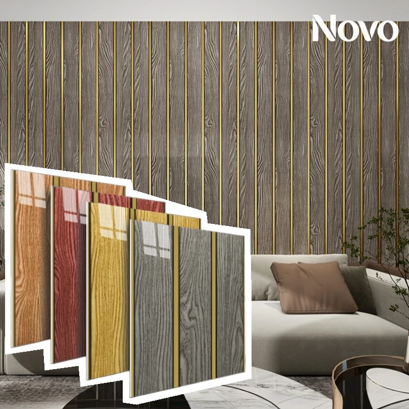 30x30cm Luxury Faux Wood Grain Wall Panels Self Adhesive Gold Trim Wallpaper Peel and Stick Decorative Wall Covering Home Decor
30x30cm Luxury Faux Wood Grain Wall Panels Self Adhesive Gold Trim Wallpaper Peel and Stick Decorative Wall Covering Home Decor
