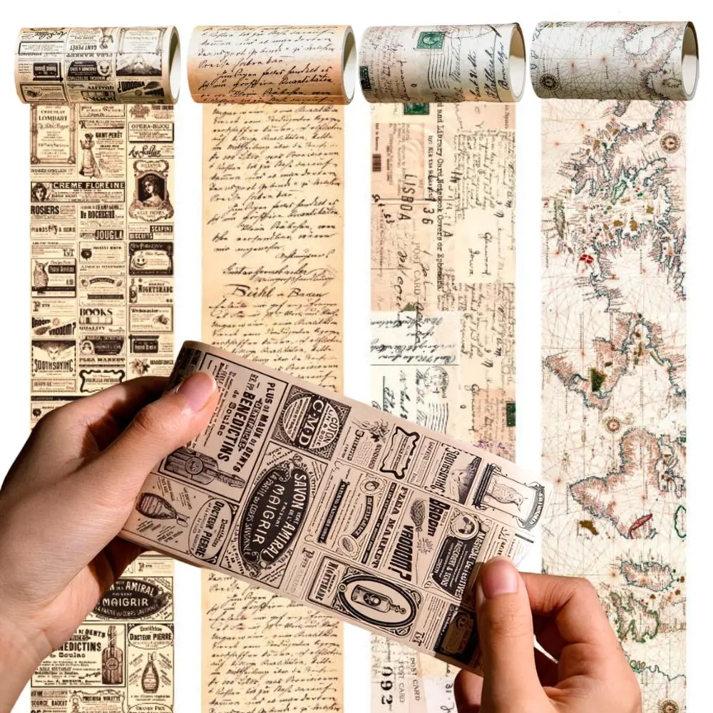 2/3 Rolls Retro Masking Tape, Vintage Map Washi Tape for Scrapbooking, Journaling, Gift Wrapping, Album Decoration YMY
2/3 Rolls Retro Masking Tape, Vintage Map Washi Tape for Scrapbooking, Journaling, Gift Wrapping, Album Decoration YMY