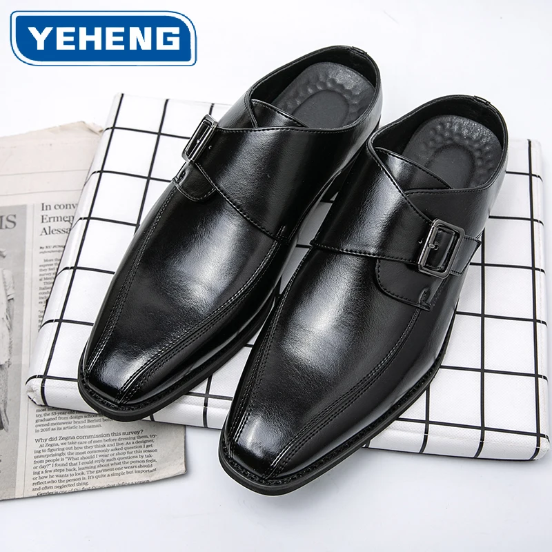 Men's Casual Slip-On Shoes Fashion Stylist Trendy Pointed Toe Comfortable Half Slippers Leisure Footwear Business Dress Shoes
Men's Casual Slip-On Shoes Fashion Stylist Trendy Pointed Toe Comfortable Half Slippers Leisure Footwear Business Dress Shoes
