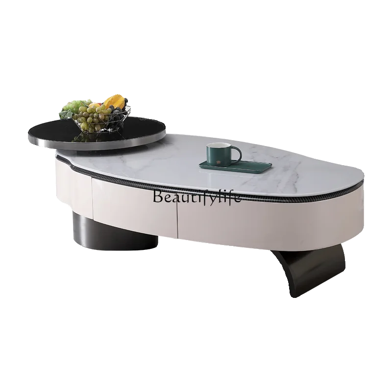 Italian light luxury microcrystalline stone creative coffee table small apartment
Italian light luxury microcrystalline stone creative coffee table small apartment