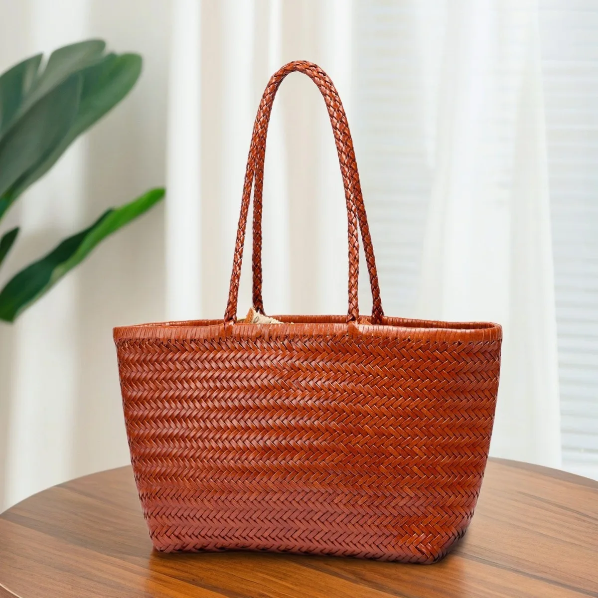 Weaving Casual Shopping Bag Handbags Women's Genuine Leather Shoulder Bag Vintage Big Tote Purse Cowhide Cross Hand Bags Lady
Weaving Casual Shopping Bag Handbags Women's Genuine Leather Shoulder Bag Vintage Big Tote Purse Cowhide Cross Hand Bags Lady