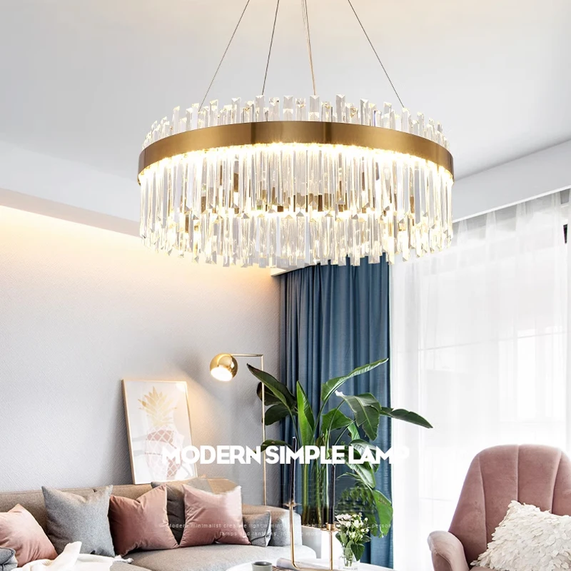 Light luxury crystal chandelier living room lamp Nordic postmodern minimalist bedroom restaurant bar study pendant light
Light luxury crystal chandelier living room lamp Nordic postmodern minimalist bedroom restaurant bar study pendant light