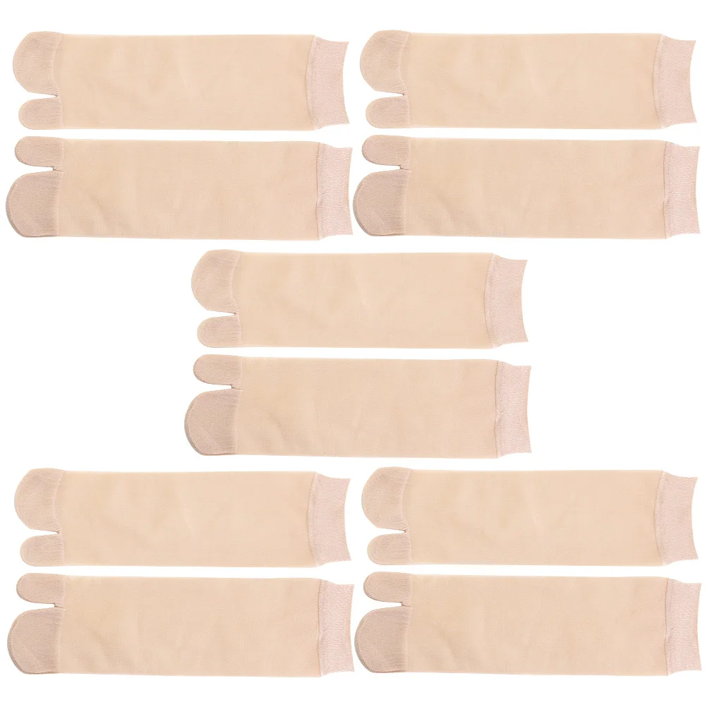 5 Pairs Toe Split Summer Breathable Chinlon Stockings Anti-skid Flops Two-toe Socks Men Women Thin Couple Socks Foot Care Tools
5 Pairs Toe Split Summer Breathable Chinlon Stockings Anti-skid Flops Two-toe Socks Men Women Thin Couple Socks Foot Care Tools