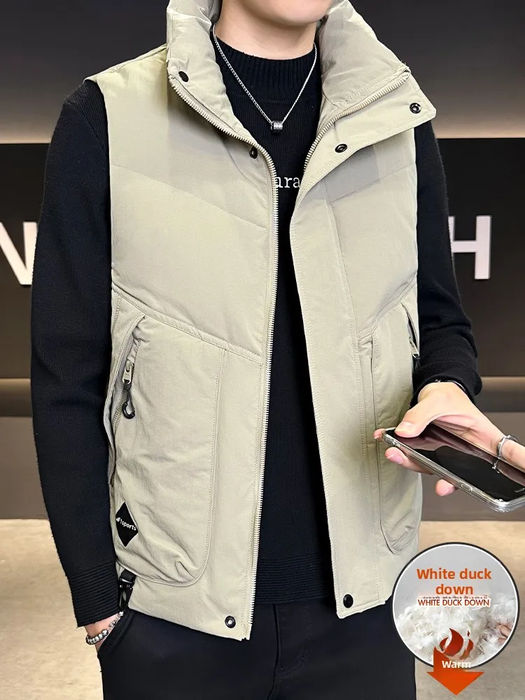 Мужской легкий теплый флисовый жилет-пуховик для повседневной носки и активного отдыха, стеганый, на молнии, молодежный, модный
Мужской легкий теплый флисовый жилет-пуховик для повседневной носки и активного отдыха, стеганый, на молнии, молодежный, модный