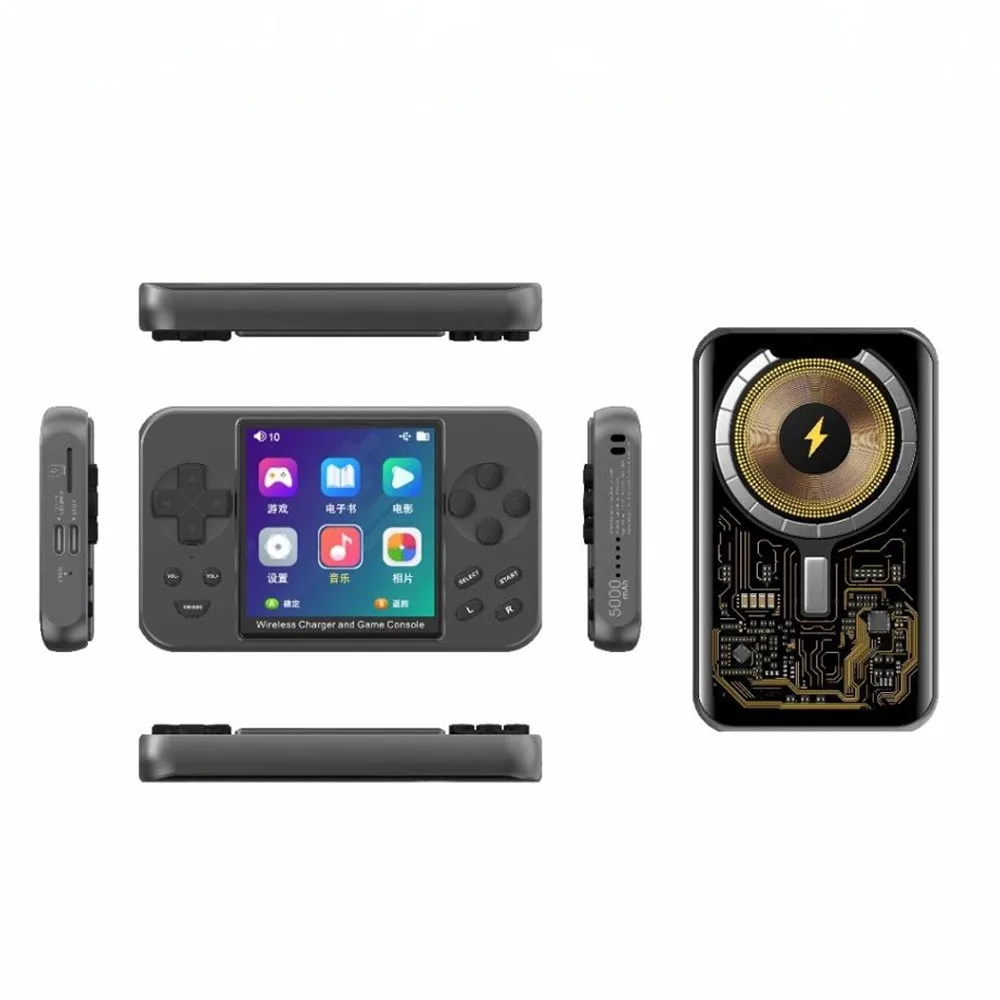 L9 Portable Handheld Game Console with Magnetic Wireless Charging Classic Large Screen 6000 Games Metal Case Game Player
L9 Portable Handheld Game Console with Magnetic Wireless Charging Classic Large Screen 6000 Games Metal Case Game Player