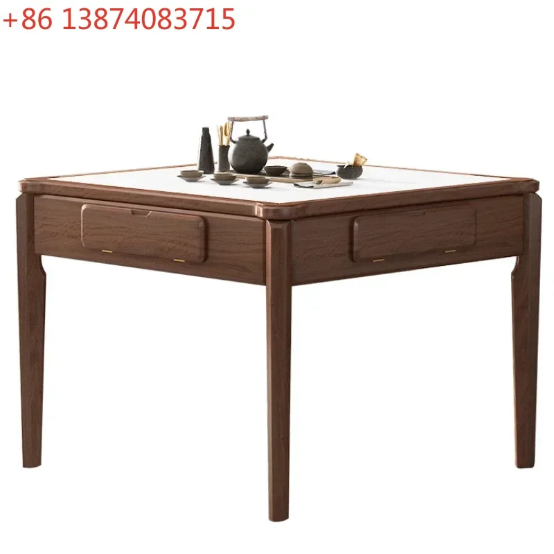 High-End Solid Wood Mute Intelligent Mahjong Machine Automatic Chinese Furniture Dining Table Dual-Use Mahjong Table
High-End Solid Wood Mute Intelligent Mahjong Machine Automatic Chinese Furniture Dining Table Dual-Use Mahjong Table