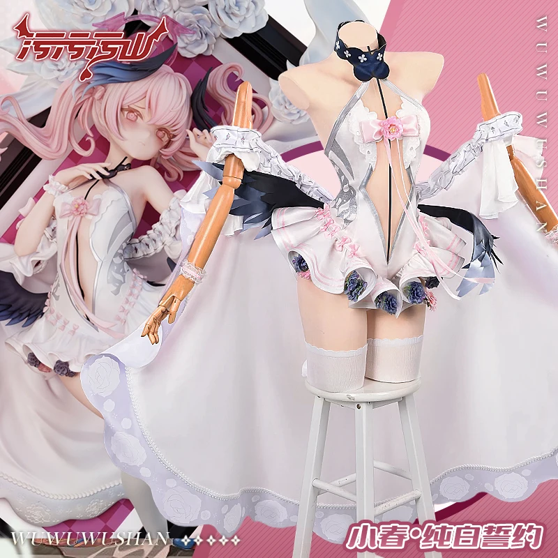 Game Blue Archive Shimoe Koharu Cosplay Costume Women Cute Pink White Flower Bodysuit Party Suit Halloween Carnival Uniforms
Game Blue Archive Shimoe Koharu Cosplay Costume Women Cute Pink White Flower Bodysuit Party Suit Halloween Carnival Uniforms