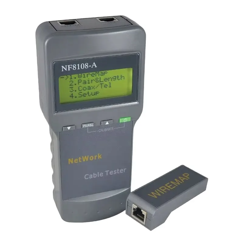 NOYAFA NF-8108A LAN Cable Tester for Cat5e/6e Coax
NOYAFA NF-8108A LAN Cable Tester for Cat5e/6e Coax