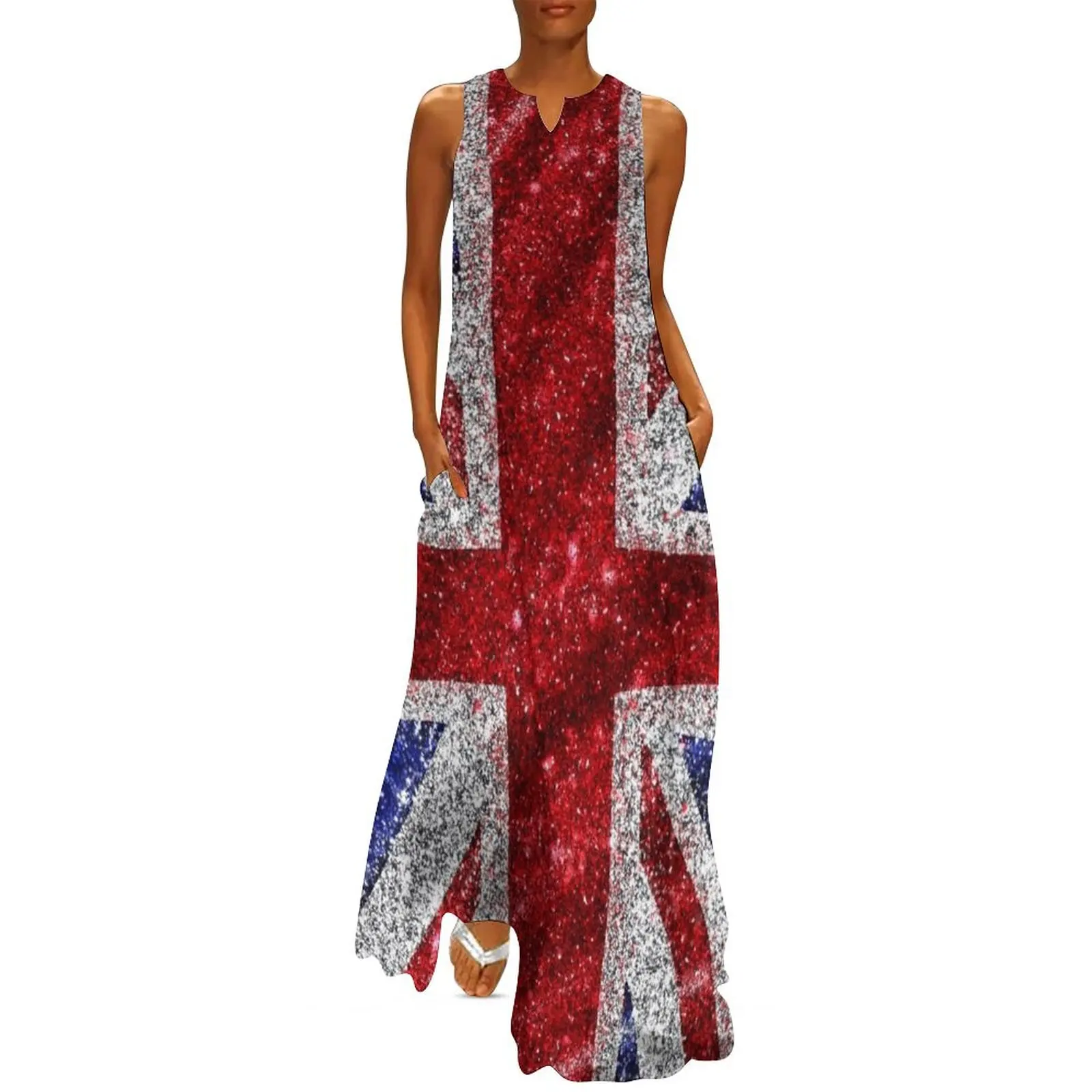 Faux Glitter Union Jack Flag UK Sequin Long Dress Clothing female Dress for girls ceremony dresses elegant women's sets Dress
Faux Glitter Union Jack Flag UK Sequin Long Dress Clothing female Dress for girls ceremony dresses elegant women's sets Dress
