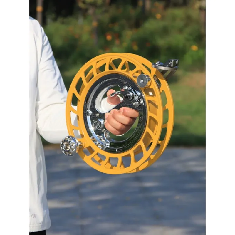 Kite Roulette Alloy Large Bearings with Brakes Anti-Reverse Metal Hand Wheel Strap Wind, Ice Purple Hand Wheel
Kite Roulette Alloy Large Bearings with Brakes Anti-Reverse Metal Hand Wheel Strap Wind, Ice Purple Hand Wheel