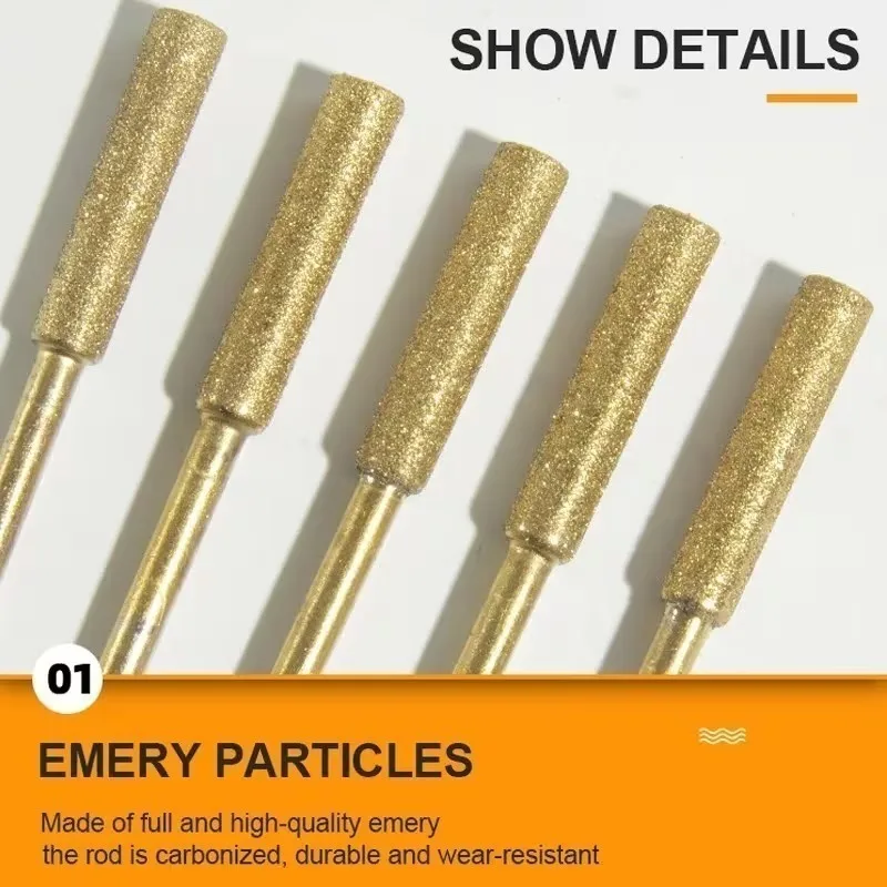 25pcs 4mm Gold Stones, Precise Angle for Saw Blade Finishing
25pcs 4mm Gold Stones, Precise Angle for Saw Blade Finishing