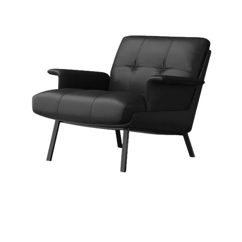 Italian single leather sofa chair high-end light luxury backrest bedroom balcony living room lounge chair
Italian single leather sofa chair high-end light luxury backrest bedroom balcony living room lounge chair