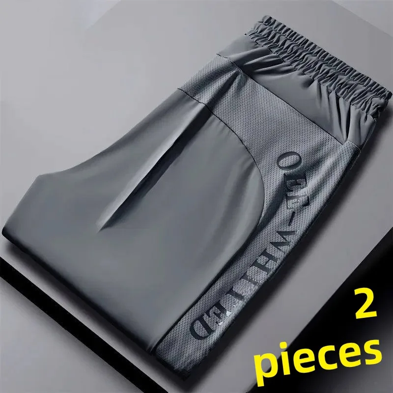 Ice Silk Air Conditioned Pants Men's Running Loose Elastic Quick Dry Sports Pants Summer Mesh Breathable Casual Trousers
Ice Silk Air Conditioned Pants Men's Running Loose Elastic Quick Dry Sports Pants Summer Mesh Breathable Casual Trousers