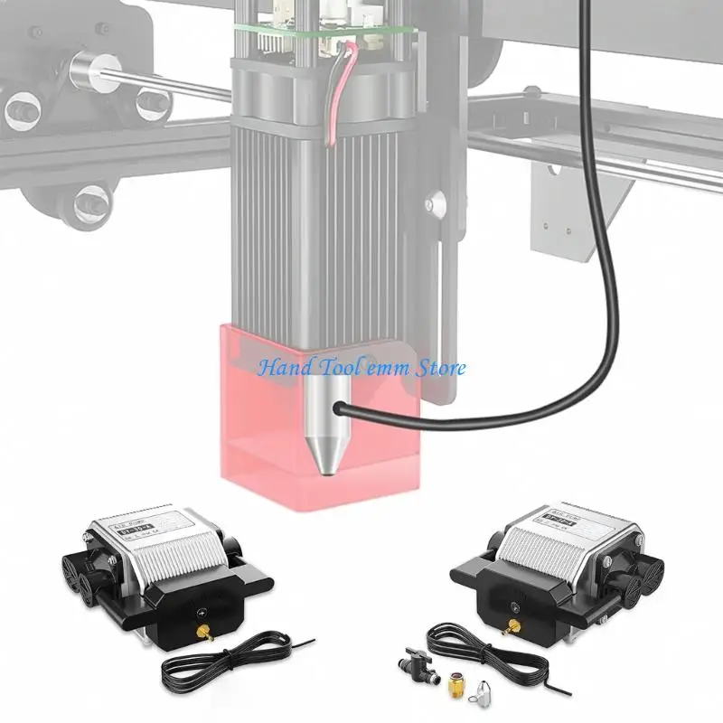 H37F Longer Metal Air Assist Attachment for RAY5 10W/20W Engravers Ensures Coolers Surfaces and Smoother Cutting Edges
H37F Longer Metal Air Assist Attachment for RAY5 10W/20W Engravers Ensures Coolers Surfaces and Smoother Cutting Edges