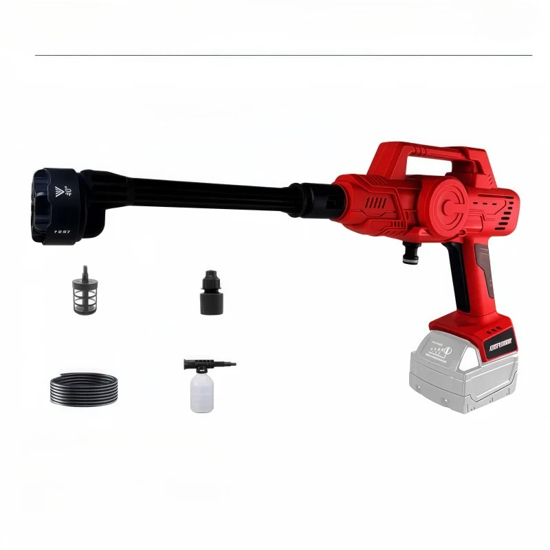 Portable Wireless High Pressure Washer Handheld Power Cleaner with 6-in-1 Nozzle & Foam Cannon Fits 18V Li-ion Battery
Portable Wireless High Pressure Washer Handheld Power Cleaner with 6-in-1 Nozzle & Foam Cannon Fits 18V Li-ion Battery
