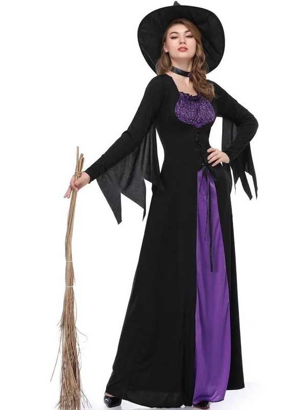 Halloween Purple Witch Dress Women's Costume Gown Stage Performance Traditional Chinese Ethnic Fashion Autumn 2026
Halloween Purple Witch Dress Women's Costume Gown Stage Performance Traditional Chinese Ethnic Fashion Autumn 2026